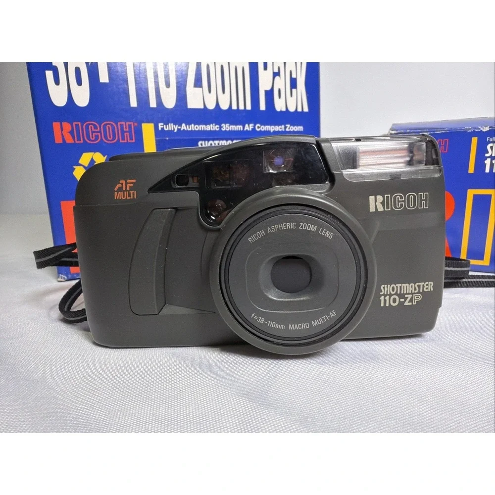 VINTAGE 35mm RICOH SHOTMASTER 110 ZP Automatic AF Compact ZOOM 38-110mm